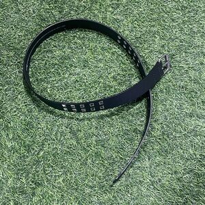 H&M Black Belt with Silver Studs